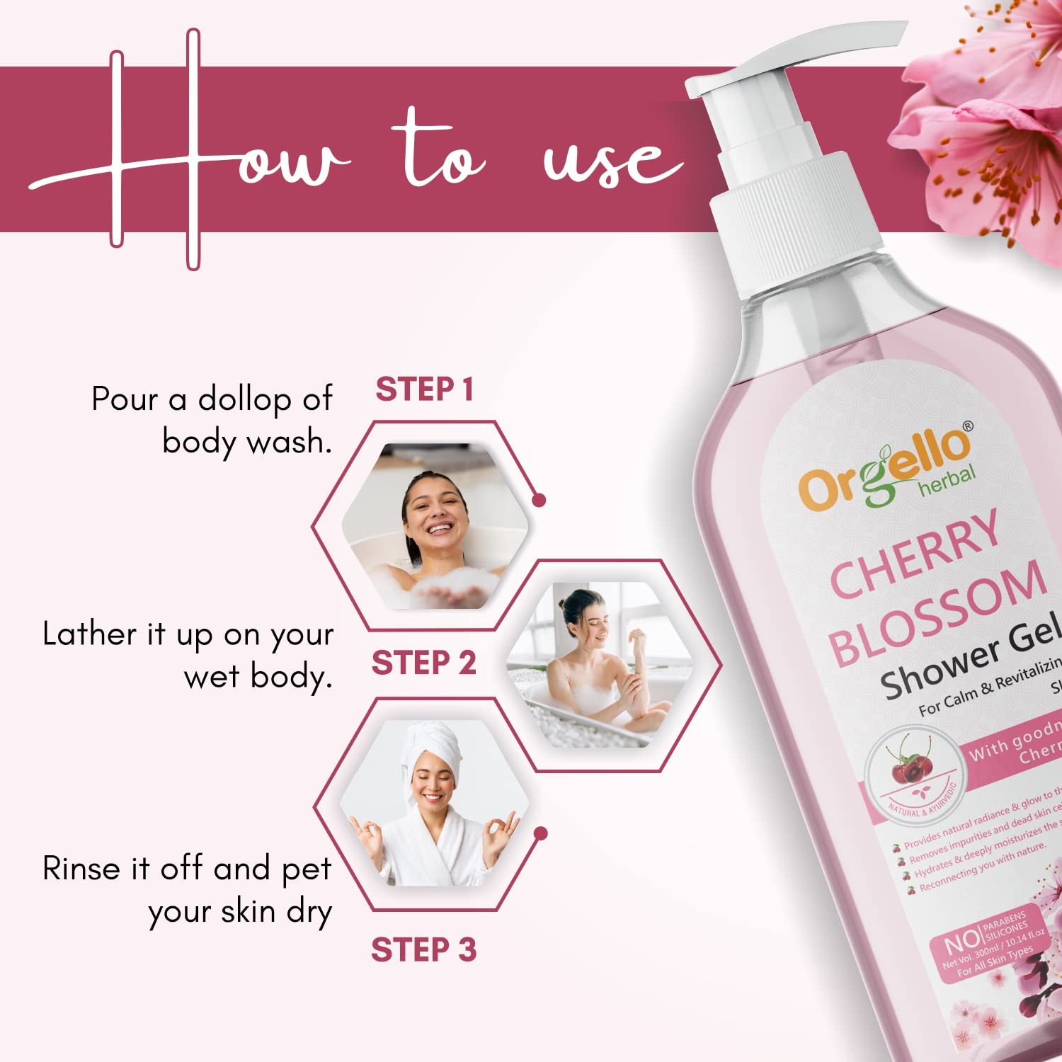 Cherry Blossom Shower Gel